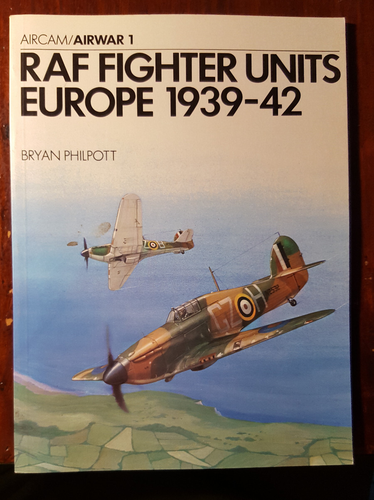 C20470-RIVISTA INGLESE, RAF FIGHTER UNITS EUROPE 1939-42, BRYAN PHILPOTT, 1977