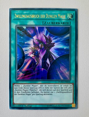 Yu-Gi-Oh! Zwillingsausbruch der Dunklen Magie DUPO-DE018 Ultra Rare Near Mint 