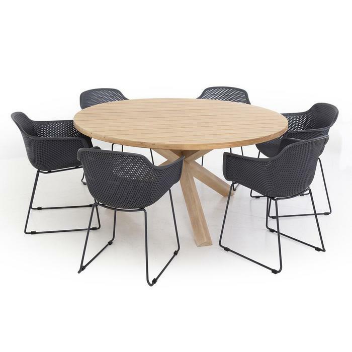 Sorrento Seat Round Dining Setting
