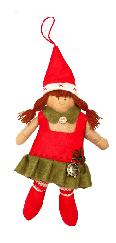 Bambola Accessori Abbigliamento Natale Vestiti Per Bambole 5pcs