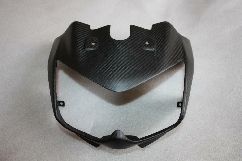 Tête de fourche en carbone mat de prestige pour Z1000 2004