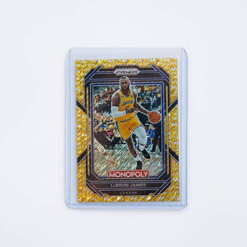 2022-23 Panini Prizm Monopoly LeBron James Gold Shimmer /500 #40 LAKERS