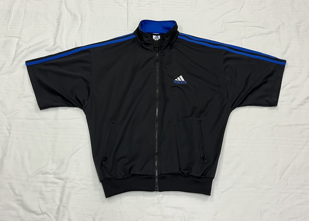 Adidas vintage short sleeve track jacket 90s size M | eBay