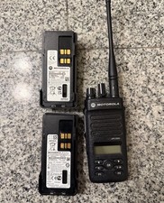 Motorola MOTOTRBO XPR3500e UHF AAH02RDH9VA1AN Two Way Radio With Extra Battery