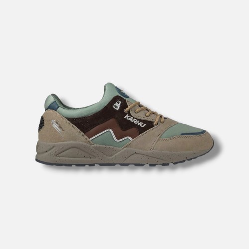 Karhu Men's Green Brown Aria 95 Low-Top Lace-Up Sneakers Shoes Size 11 Karhu Men's Green Brown Aria 95 Low-Top Lace-Up Sneakers Shoes Size 11