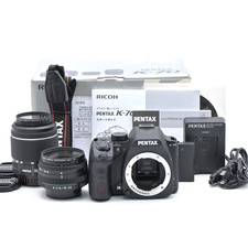 PENTAX K-70 18-50mm 50-200mm Lens Shutter Count 322 Top Mint US Stock