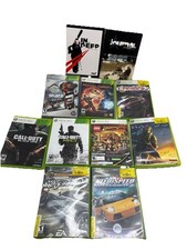 Xbox 360 Game Case Lot NO DISK some Manuals Lot Of 7 With 2 Xbox And 2 Ski Disks