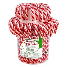 Peppermint Candy Cane Jar - 60oz/60ct