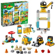 LEGO 10933 DUPLO Town Cantiere edile con gru a torre