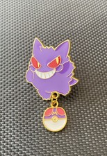 Pok mon Pokemon Enamel Dangle Pin - Gengar With Poke Ball New