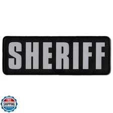 Laughing Lizards Highly Reflective Sheriff Patch, Night Vision, and Infrared 