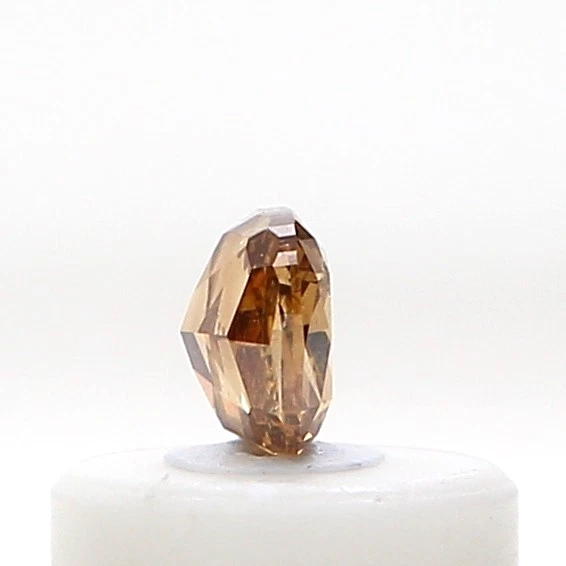 Natural Diamond 0.17cts Champagne Color Cushion Rose Cut Diamond - Image 3 of 4