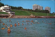 Beach Eforie Nord Romania vintage postcard x172