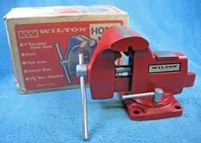 NOS Vintage 1976 WILTON Home Vise #540 w/Box 4" Jaws New Old Stock Made in USA