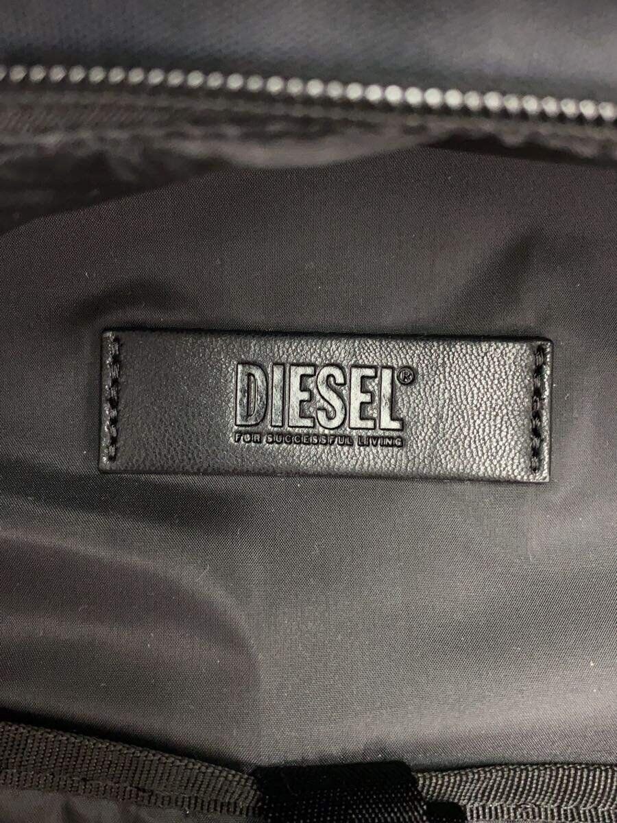 DIESEL backpack rucksack polyester Black X09619 Used | eBay