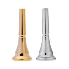 1*Gold/Silver Optional French Horn Metal Mouthpiece Instrument Accessories Hot
