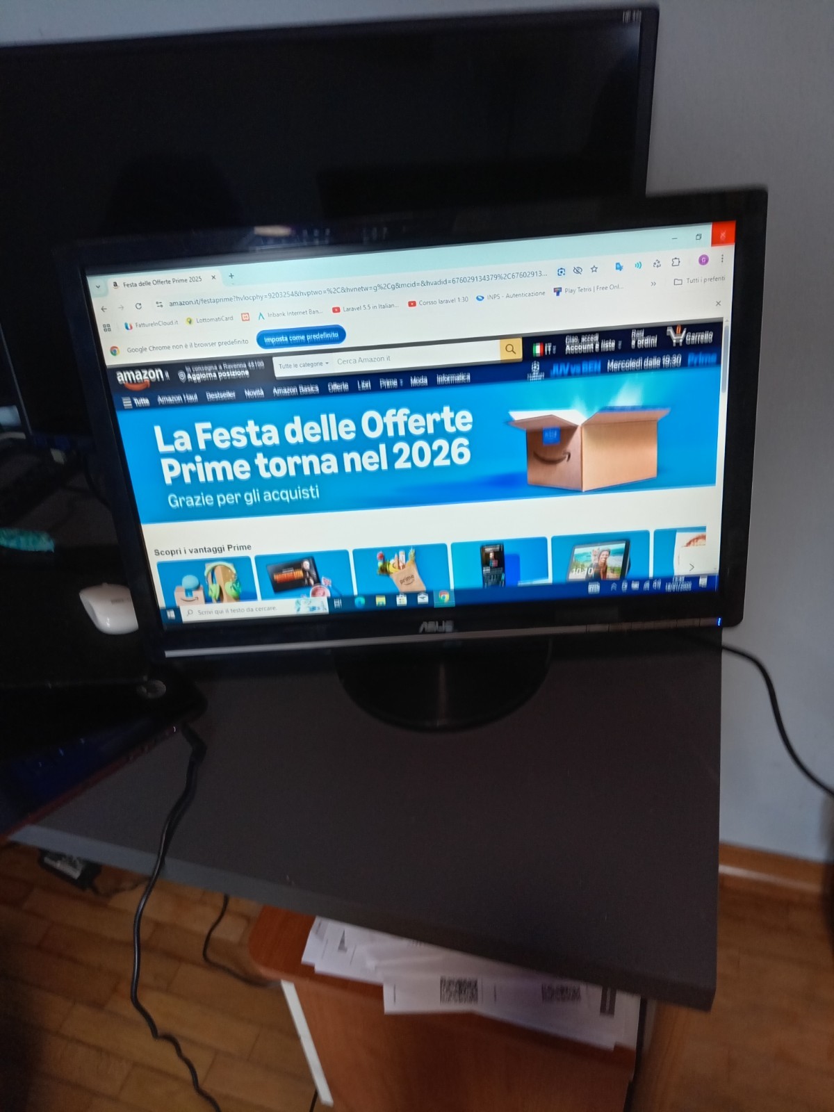 Monitor PC Asus 22 pollici con ingresso VGA foto 2