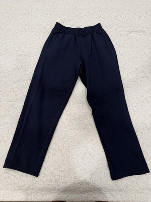 Daniel Simmons Navy Straight Leg Sweatpants Cotton Jersey Size M Pockets V1