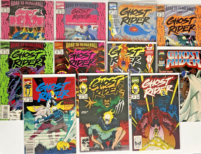 Ghost Rider (vol 2) #s 3 7 8 15 16 25 41 42 43 46 78 Marvel Comics Lot Mid Grade