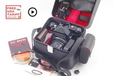  N MINT w/ Case Grip Pentax 6x7 67 Camera TTL SMC T 105mm f/2.4 Lens From JAPAN