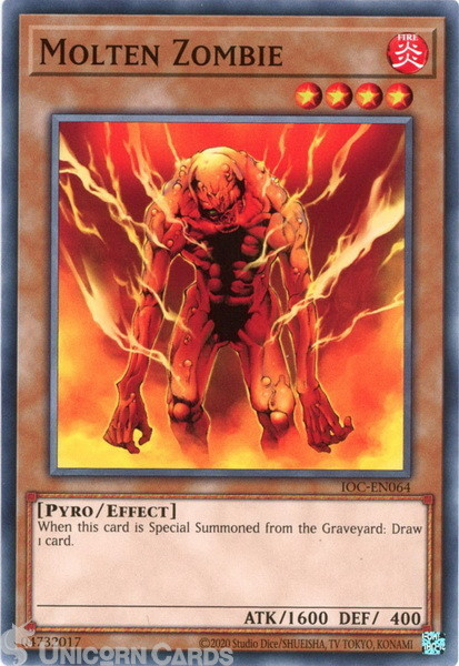 IOC-EN064 Molten Zombie :: Common 25th Anniversary Edition Mint YuGiOh Card