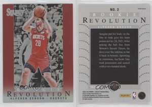 2021-22 Panini Select Rookie Revolution Red Prizm Alperen Sengun #2 RC