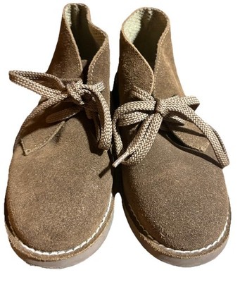 Brown Suede Desert Boots Lace Up Ankle Casual kids