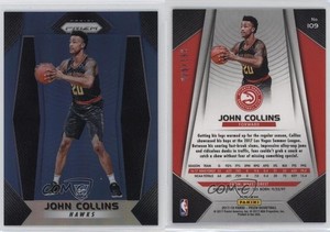 2017-18 Panini Prizm Blue Prizm /199 John Collins #109 Rookie RC