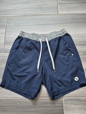 Vuori Kore Shorts Mens S 29-32 , Grey Lined, Drawstring Pockets