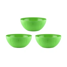 Serving Bowl for Fruits, Cereal or Salads, 8-10-Inch, Green 10"