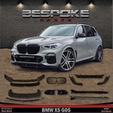 GLANZ SCHWARZ BMW X5 G05 AERO BODY KIT FRONTLIPPE HECKSPOILER SCHWELLER GLANZ SCHWARZ