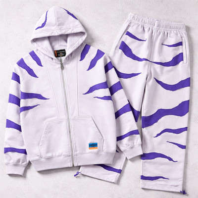 DIGIMON GARURUMON ZIP HOODIE + PANTS GREY/BLUE X-LARGE IN HAND from Hypland
