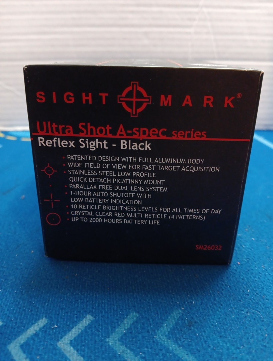 Sightmark Ultra Shot A-Spec Reflex, Black, SM26032 812495024047| eBay