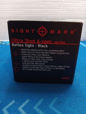 Sightmark Ultra Shot A-Spec Reflex, Black, SM26032 812495024047| eBay