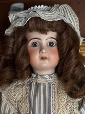 Antiker Jumeau Bébe Größe 61 cm Biskuitkopf offener Mund groß Jumeau 24 cm