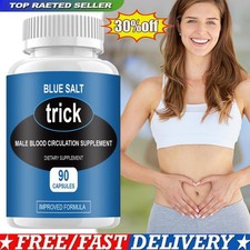 2025 Blue Salt Trick Suplemento Dietético Circulación Hombre - 90 Piezas