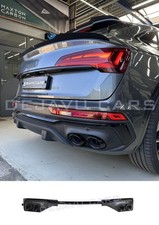 SQ5 Look Diffusor Doppelrohr Auspuff Zierleiste für Audi Q5 FY Sportback S line