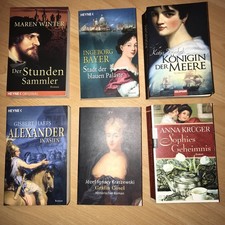 Paket HISTORISCHE ROMANE: 6 Stk ￼ 🧿🧿privat  Winter Harfe Bayer Krüger Doubek