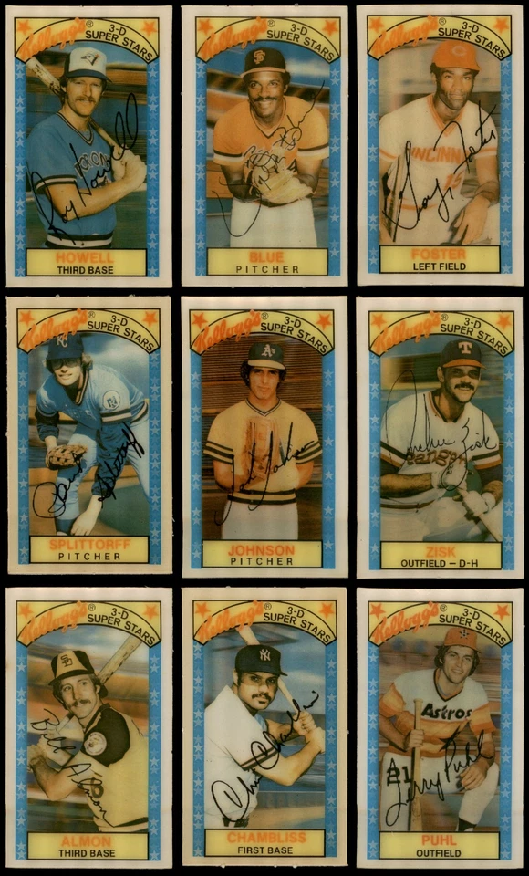 Juego completo de béisbol Kelloggs 1979 8 - casi nuevo/como nuevo 5639190 Foto 4 de 4