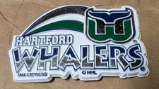 New Old Stock Vintage Hartford Whalers Magnet Tag Express 2x3”