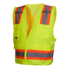 Pyramex RCZ24 Type R Class 2 Hi-Vis Two-Tone X-Back Safety Vest