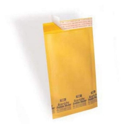 Eco-lite #1 ELSS1 Golden Kraft Seal Bubble Mailer, 7.25'' x 12'' (Case of 100)