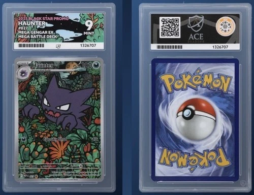 Pokemon TCG Haunter Mega Evo Promo MEP027 Holo Ace 9