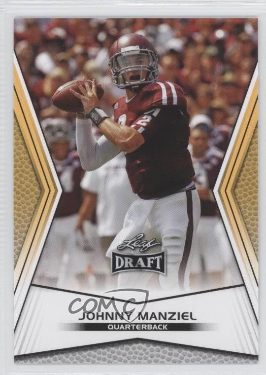 2014 Leaf Draft Gold Johnny Manziel #JM1 Rookie RC 2u8