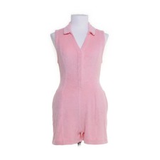 Carbone, Jumpsuit, Größe: S, Pink, Baumwolle/Polyester, Einfarbig, Frottee #ocu