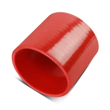 3" INCH 3-PLY TURBO/INTAKE PIPING HIGH TEMP COUPLER SILICONE REDUCER HOSE RED