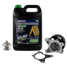 AISIN Green Engine Coolant Water Pump Thermostat Kit For Nissan Sentra Versa L4