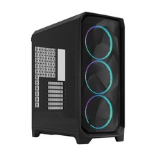 Fractal Design Meshify 3 Mid Tower Gaming PC Case - Black RGB TG Light Tint 
