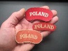 * WW2 SET of 3 original Polish Army PATCHES - POLAND.