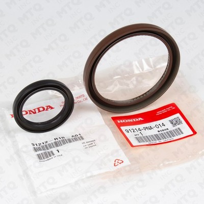 Genuine Honda Acura Rear Main Crankshaft Seal Kit 91214-PNA-014 & 91212-R1B-A01